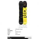 Snowboard RIDE Highlight UL & RIDE Δέστρες