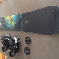 Salomon snowboard and bindings